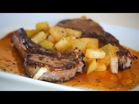 ხბოს ნეკნები ვაშლითა და ანანასით - როგორ მოვამზადოთ