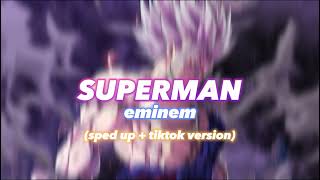 Eminem - Superman (sped up + tiktok version) Resimi