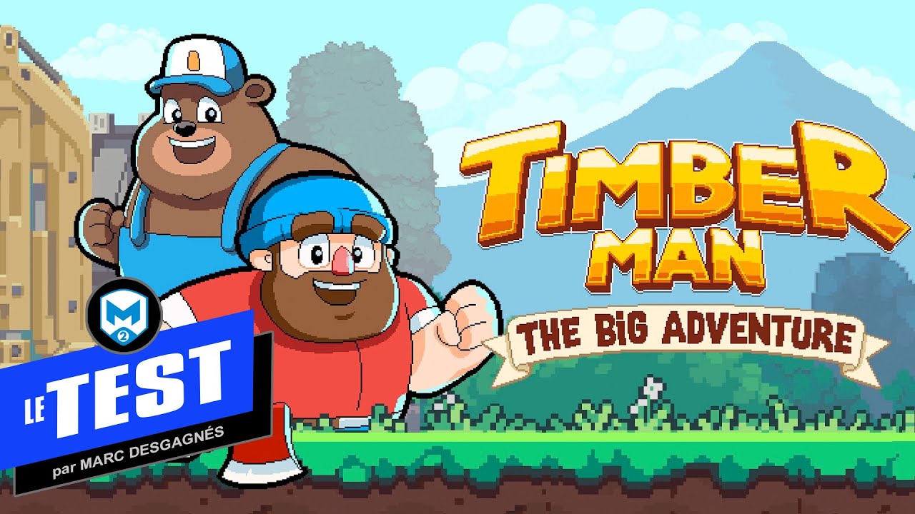TEST de Timberman: The Big Adventure! Un plateformeur rétro qui donne le sourire! - Nintendo Switch