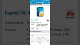 Huawei P40 4G Specs