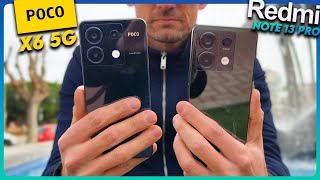 Redmi Note 13 PRO 5G vs POCO X6 5G ¡SI SON CASI IGUALES?