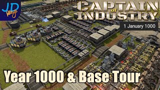 : 1000 Years of Captain of Industry & Base Tour  Ep54  Captain of Industry   Lets Play, Walkthrough