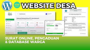 Demo Website Desa Layanan Surat Online Pengaduan dan Database warga dengan Wordpress dan Crocoblock