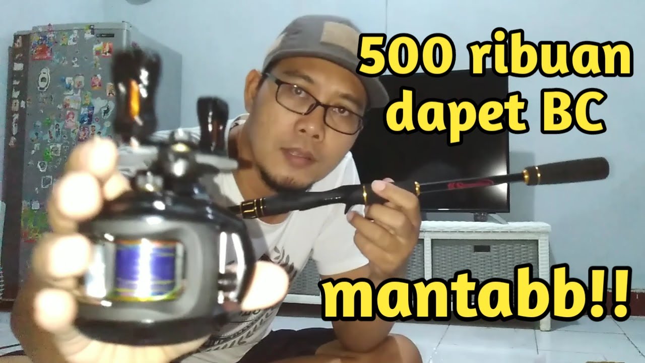 Review BAITCASTING Reel Joran Harga  500  ribuan  Kualitas 