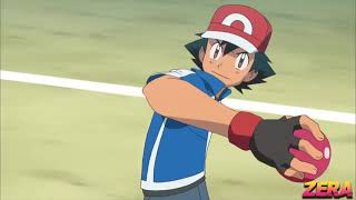 Ash vs Ramos- 4th kalos GYM Battle Pokemon XY