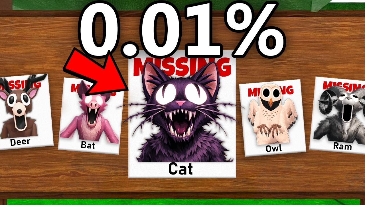 I Saved the CAT MONSTER in 99 Nights in The Forest...