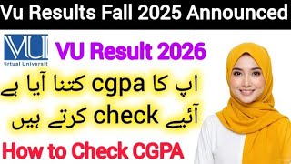 How to Calculate CGPA in VU | VU Result Check 2026 Complete Guide screenshot 3
