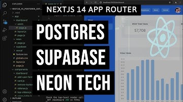 NextJS 14 - How to use Postgres Database, SUPABASE, NEON TECH, VERCEL