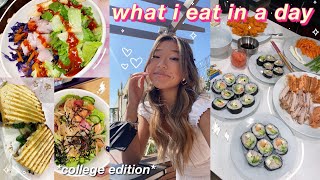 COLLEGE WHAT I EAT IN A DAY ♡ healthy & realistic