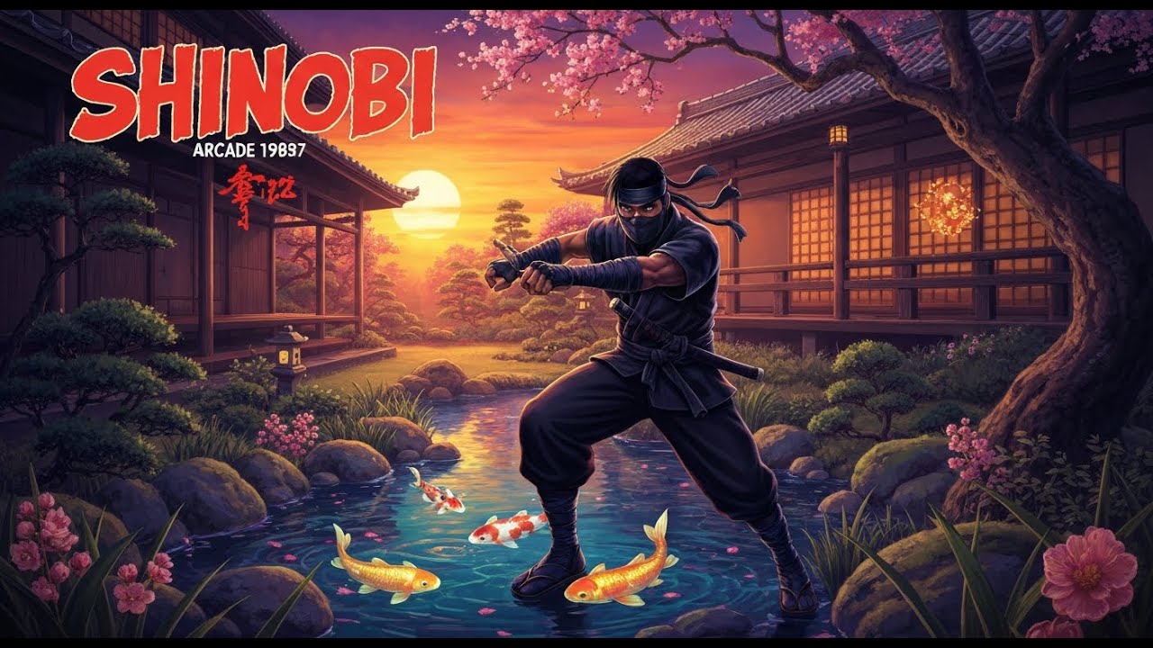 Shinobi 1987 – Retro Ninja Action in Full Gameplay