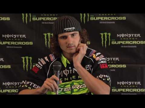 Supercross - Las Vegas 2010 - Pourcel Press Conf 3