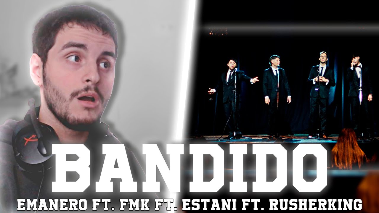 REACCION a "Emanero, FMK, Estani, Rusherking - BANDIDO (Official Video)" | POLI