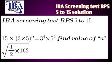 IBA Screening Test BPS 5 to 15 solution