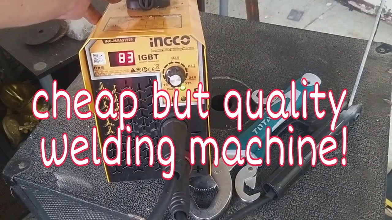 Ingco IGBT inverter MMA welding machine 315A YouTube