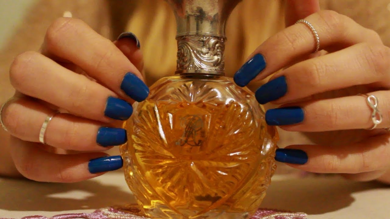 ASMR Tapping on Perfumes NO TALKING | Long Nails