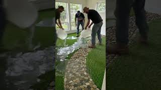 Een Vloer Die Eruitziet Als Een Tuin.