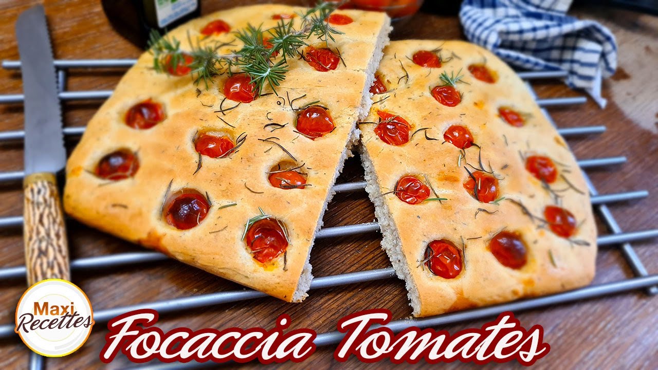 Focaccia aux Tomates Recette Facile
