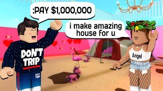 I Paid a Stranger $1,000,000 to Build My Bloxburg House... (Roblox)