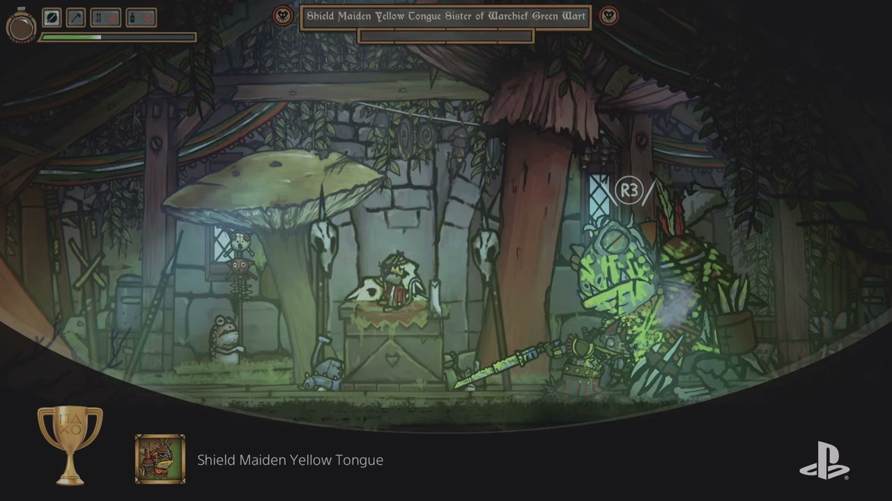 Tails of Iron: Shield Warden Yellow Tongue Defeated: Bloody Whiskers Difficulty