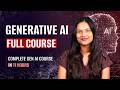 Generative AI Full Course 2026 Generative AI Course Free Intellipaat