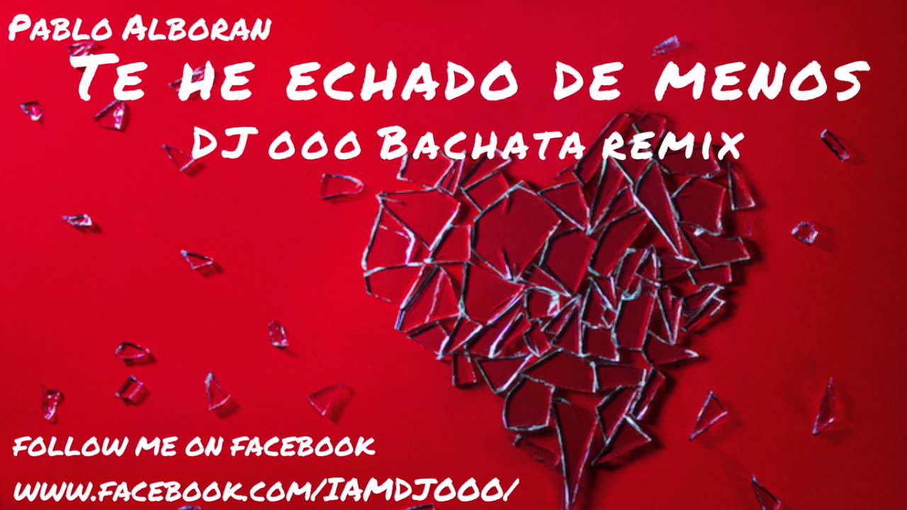 Pablo Alboran Te He Echado De Menos Letra