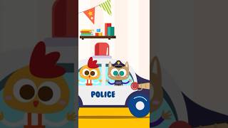 Police Car Freeze Dance Challenge: Can You Keep Up With The Kiboomers #Shorts