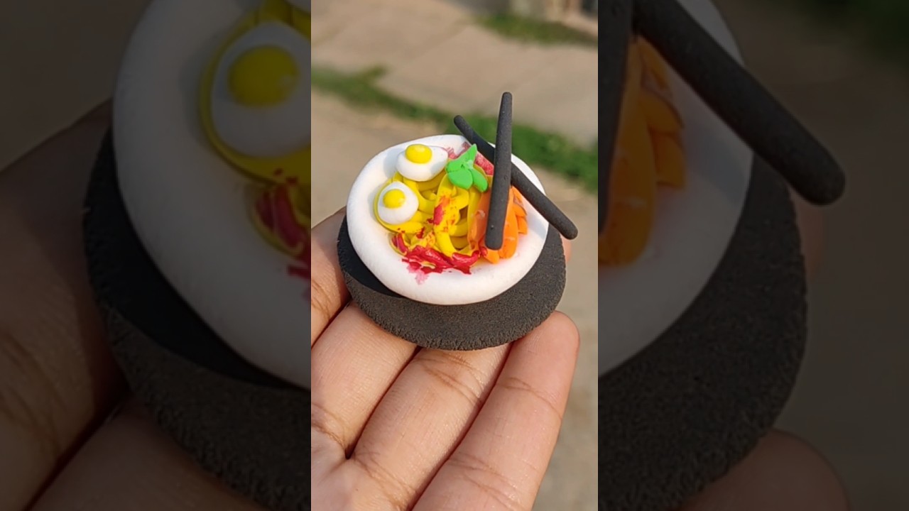 How to make ramen noodles with super clay❤