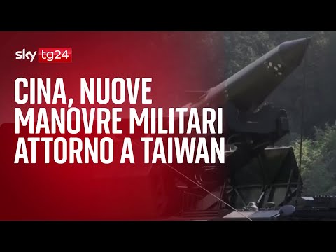 Video Cina, nuove manovre militari attorno a Taiwan