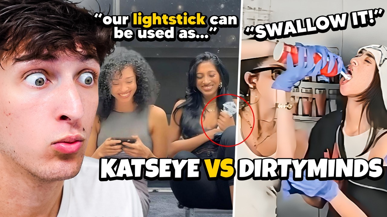 Katseye и их ГРЯЗНЫЕ УМЫ *не такие уж и невинные* РЕАКЦИЯ