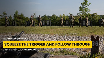 Squeeze the trigger and follow through