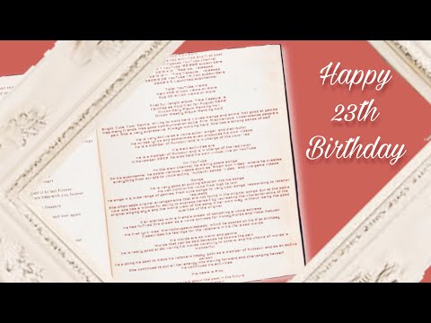 【莉犬くんお誕生日記念】【XFD風歌詞動画】23年目の歴史を刻んでいく貴方へ