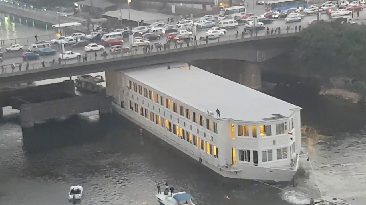 OMG!!! Ship STUCK under Bridge MUST SEE!!! |Real Life Incident |Real Footage