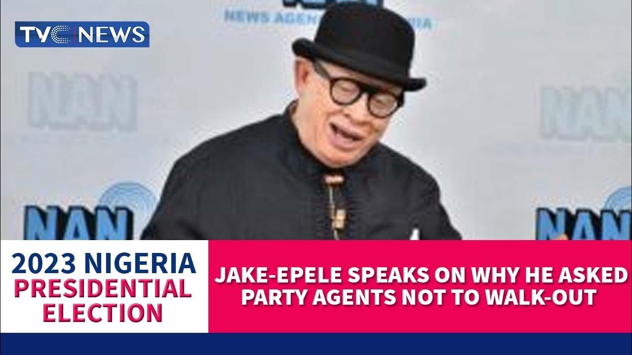 (WATCH) Why I Asked Party Agents Not To Walk-Out – Jake-Epele