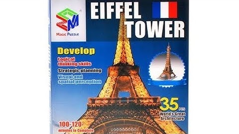 Eiffel Tower 3D Puzzle #capcut #eiffeltower #3dpuzzle #diy #france #paris