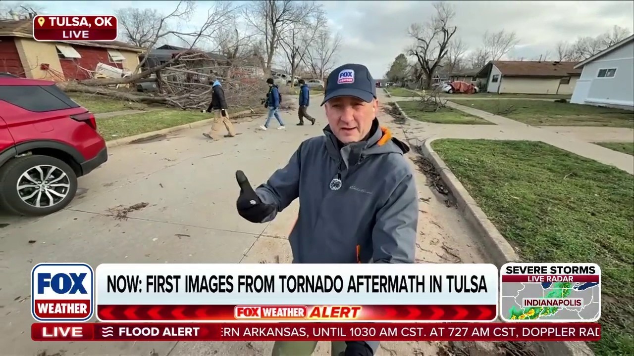 Damaged Homes And Shattered Trees: Firsthand Look At Oklahoma's Tornado Damage