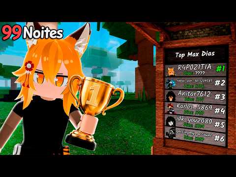 I got top global on 99 Nights Surviving at Grandma's House 😨