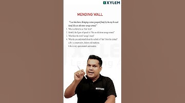 Poem Comprehension-  Mending Wall