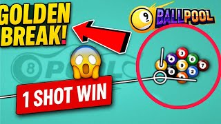 Win in 1 Shot – 9 Ball Golden Break in 8 Ball Pool 😱 screenshot 5