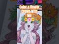 Coloring a fairy crown #shorts #coloring #art #fairy