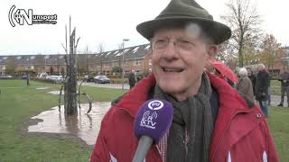 Onthuling Kunstwerk Lisdodde In Nunspeet