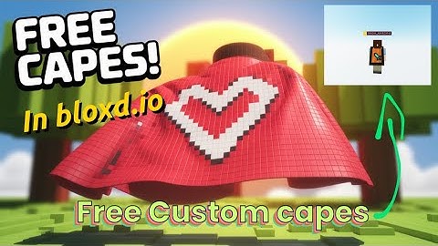 Heres how to get free and custom capes in bloxd io (code added in description)