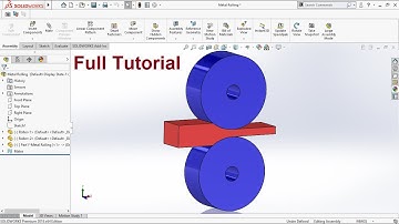 Creating a Simple Metal Roll Forming Process Animation in Solidworks