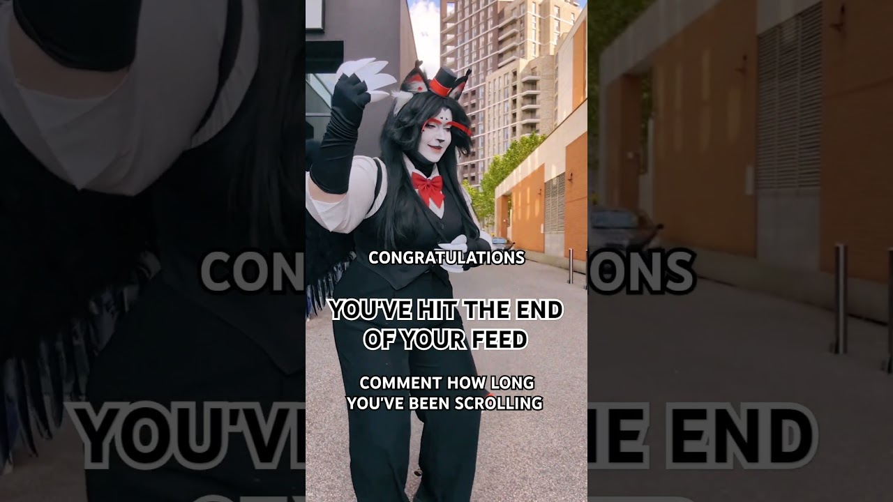 CONGRATULATIONS 💖 Hazbin Hotel cosplay MCM comic con #cosplay #hazbinhotel #husk #meme