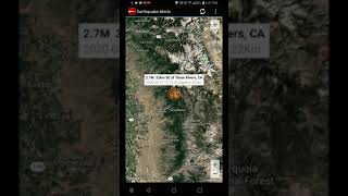 2.7 earthquake three rivers, california 5-12-20