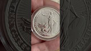 😁 Stunning 2017 Silver Britannia With Trident Privy Mark 🇬🇧 #coin #silver #money