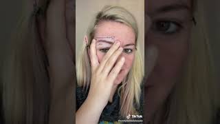 Trying out an Eyebrow Stamp Kit from Amazon Prime✨✨✨#MAKEUP #EYEBROW