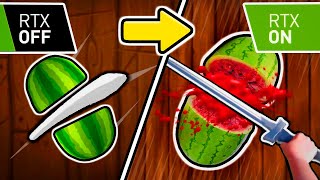 Hice Fruit Ninja Pero Rtx Y Destruirá Tu Pc