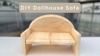DIY Dollhouse Sofa