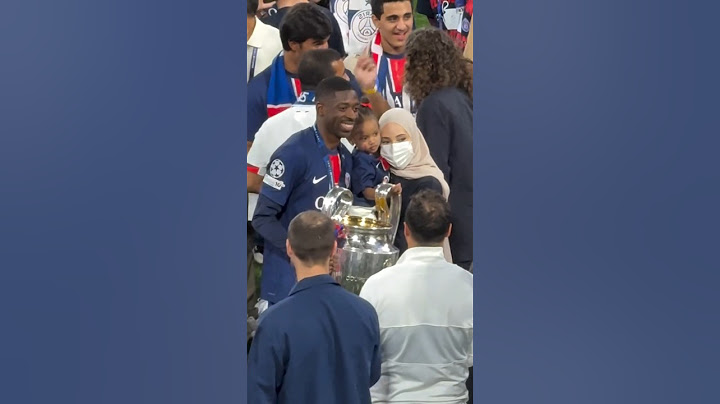❤️😍 Ousmane Dembélé avec sa femme et leur fille. (PSG, Champions League, France) #football #shorts