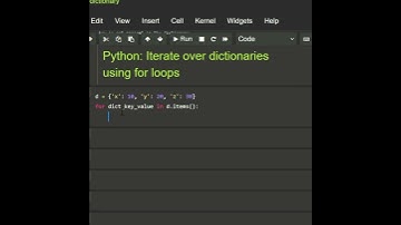 #python Iterate over dictionary using for loops || #coding